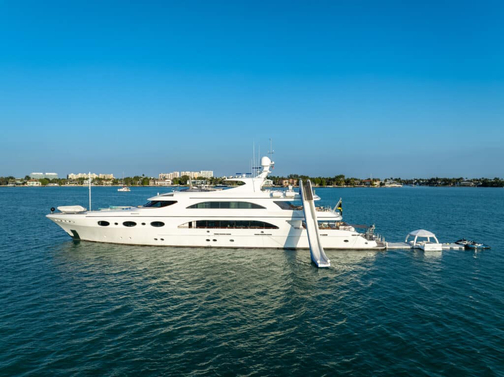 166 Trinity charter yacht in Miami