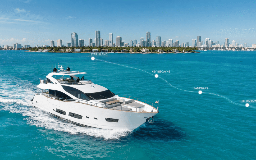 Best yacht routes from Miami