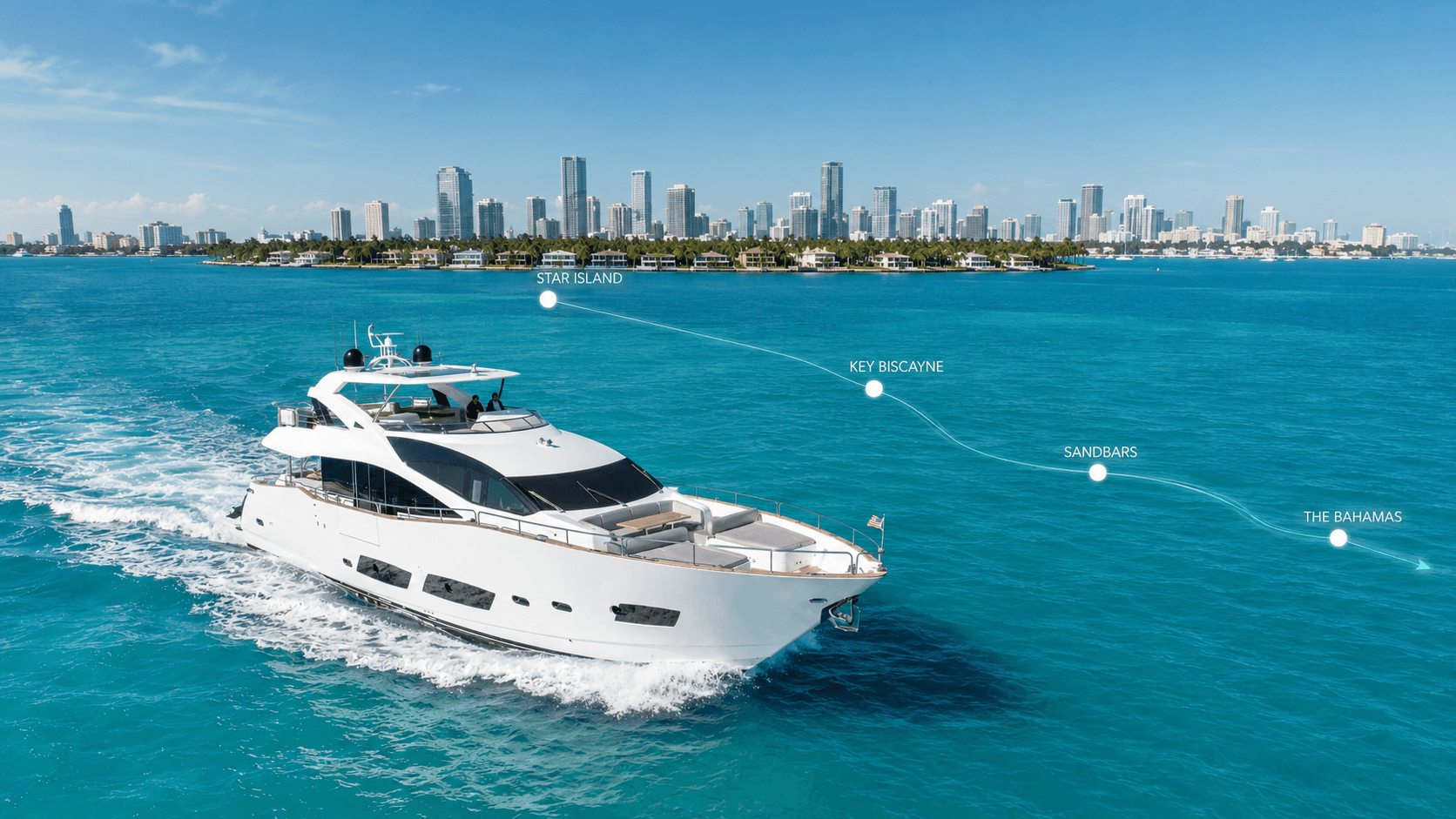 Best yacht routes from Miami image