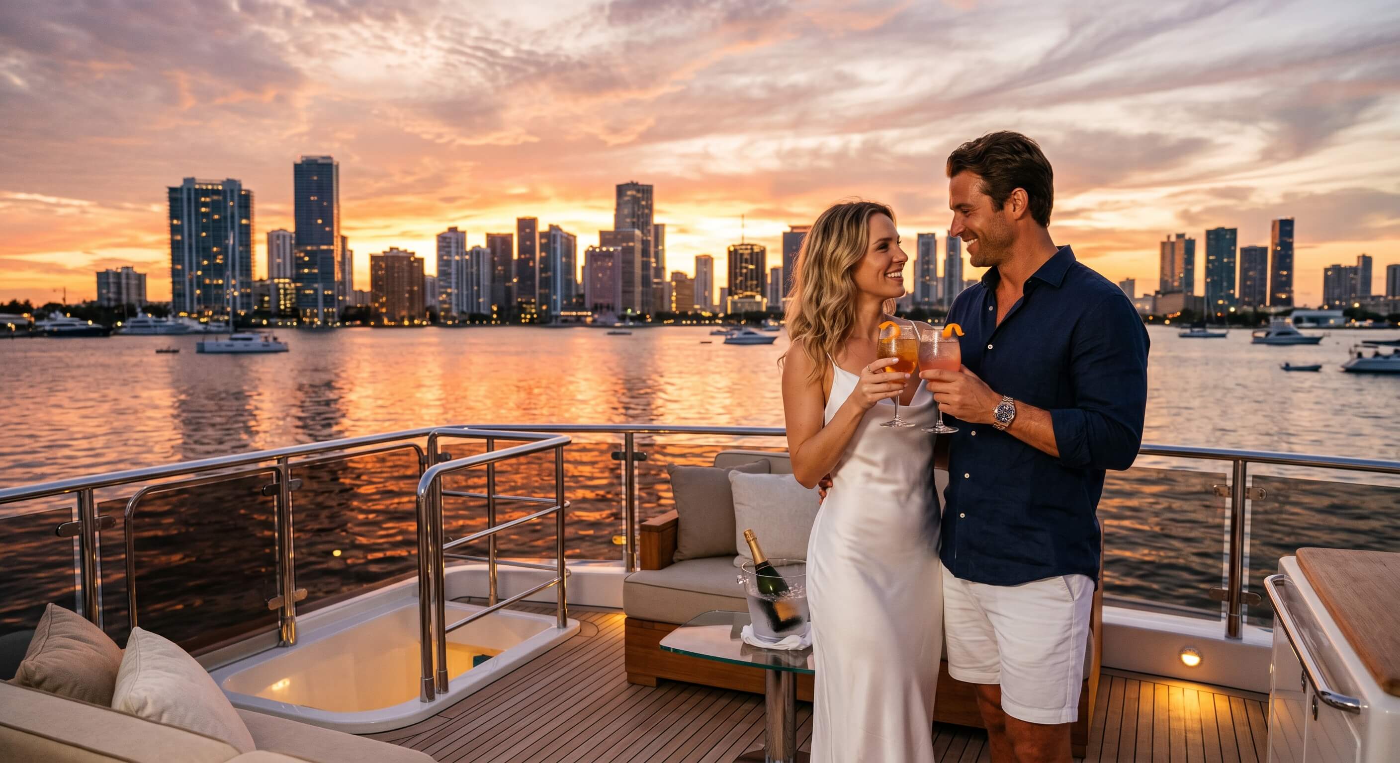 Private sunset cocktail cruise image