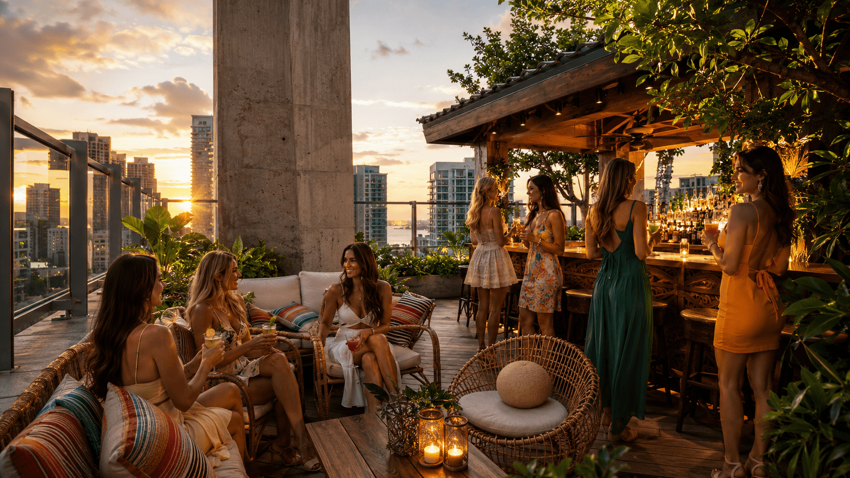 Rooftop Cocktails at Sugar (Brickell) image