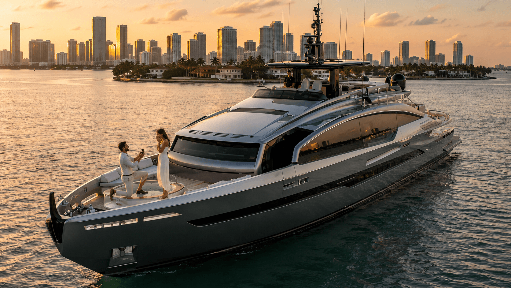 Yacht Proposal in Miami: How to Propose on a Private Yacht