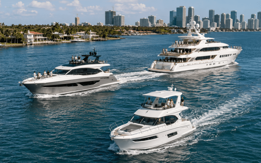 Choosing Your Yacht Size in Miami: A 40ft to 100ft+ Group Guide