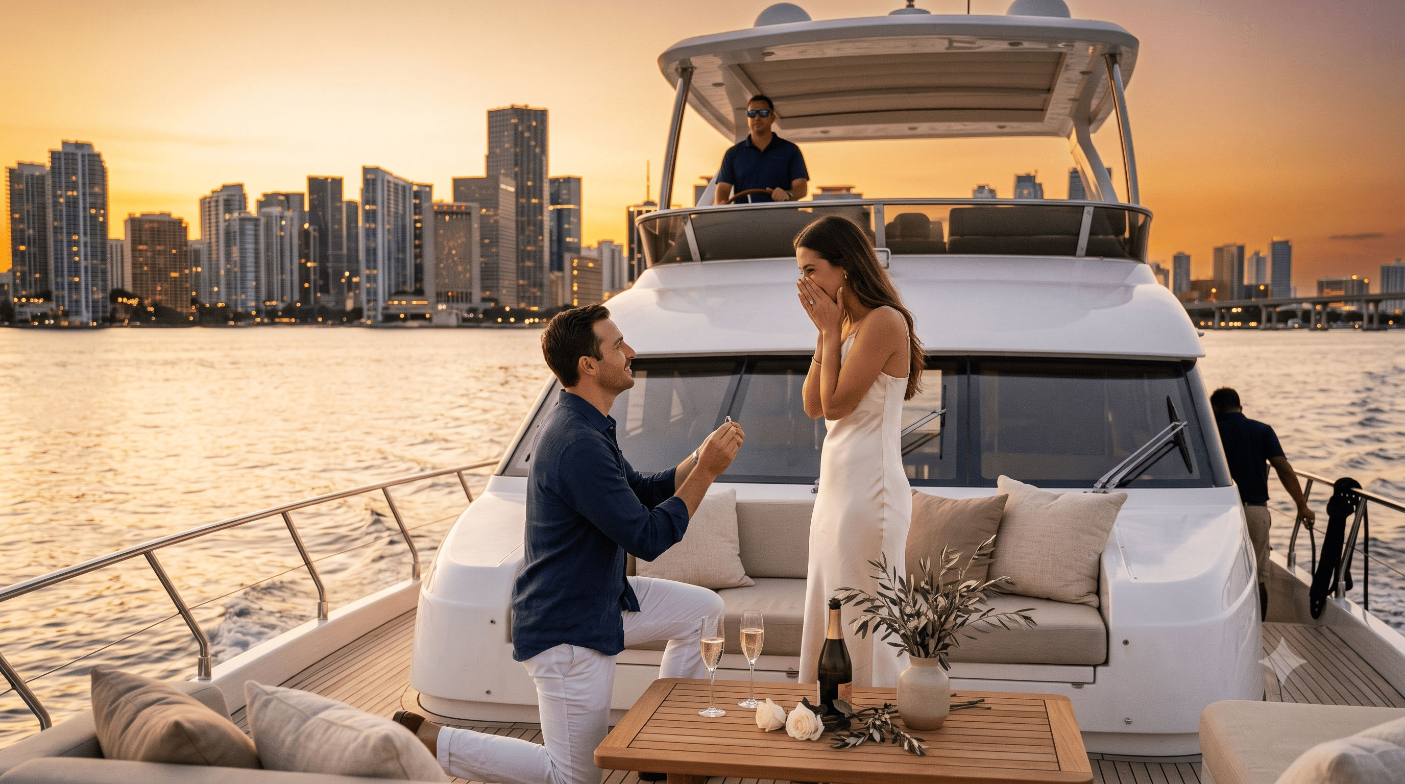 romantic charter miami yacht connect