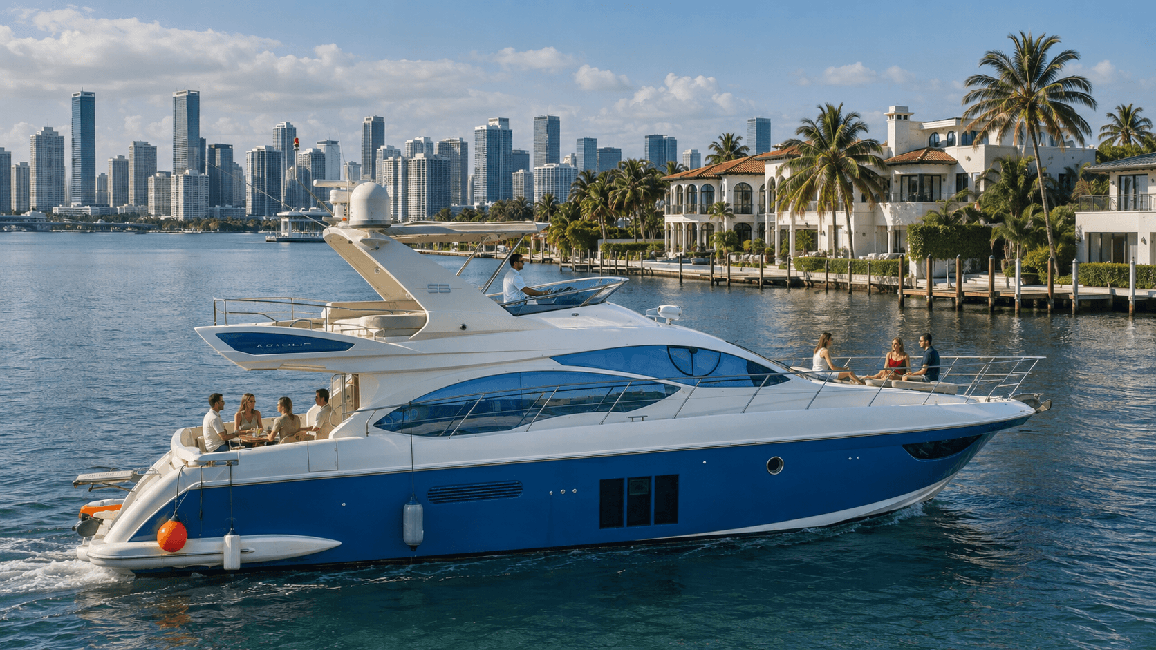 55 Azimut Azure rental miami