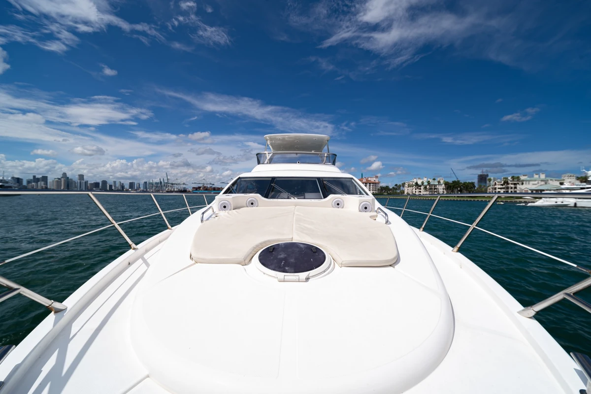 Sunset charter on 60 ft Azimut yacht Miami Beach