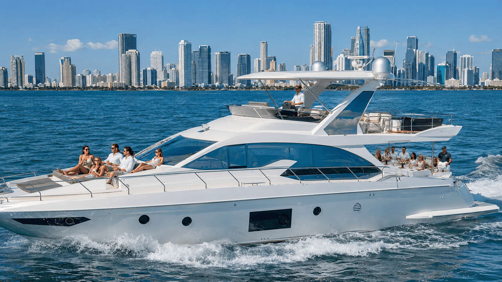 68 Azimut The One NY miami yacht rental