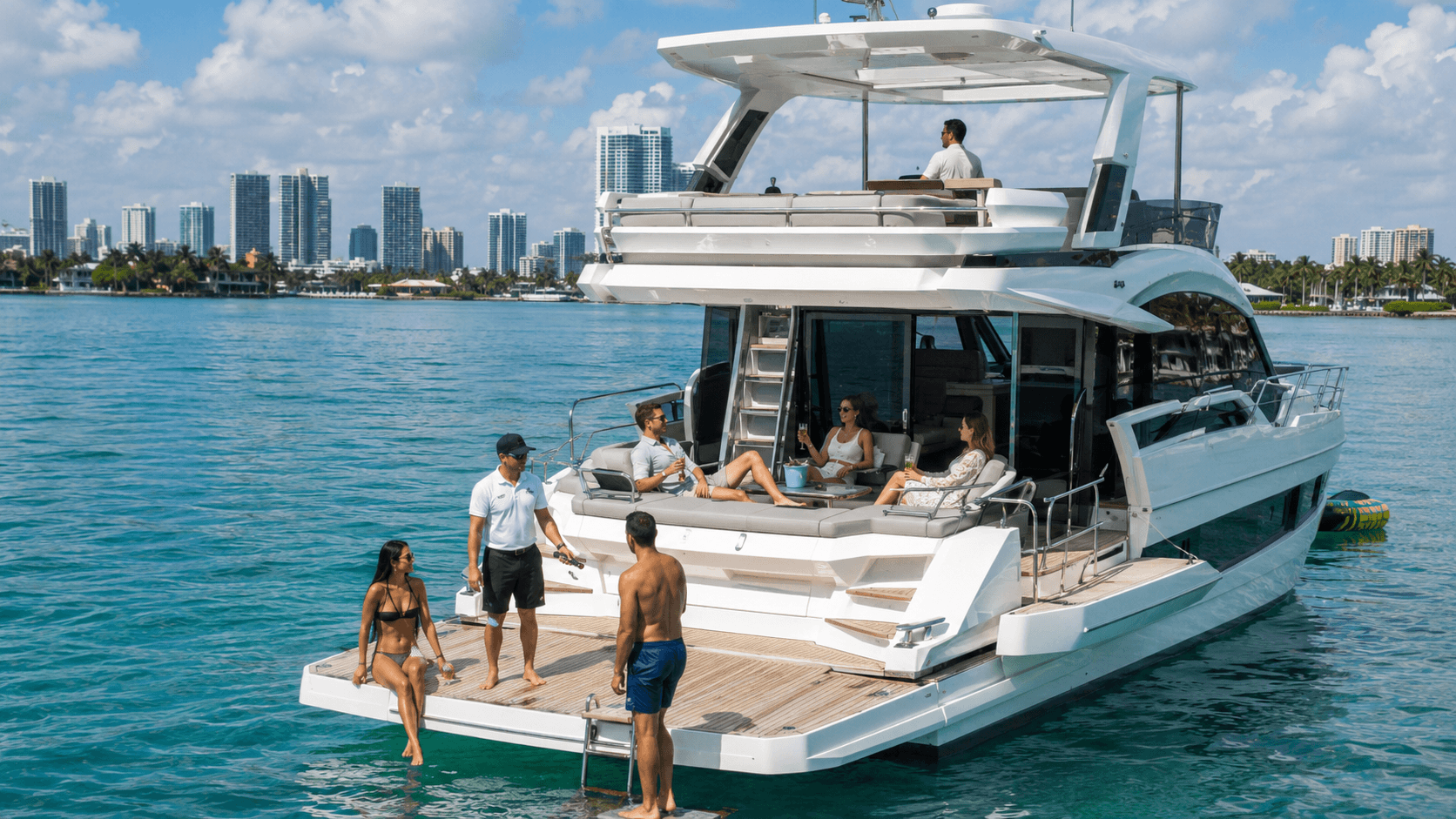 68 Galeon 2025 miami rental