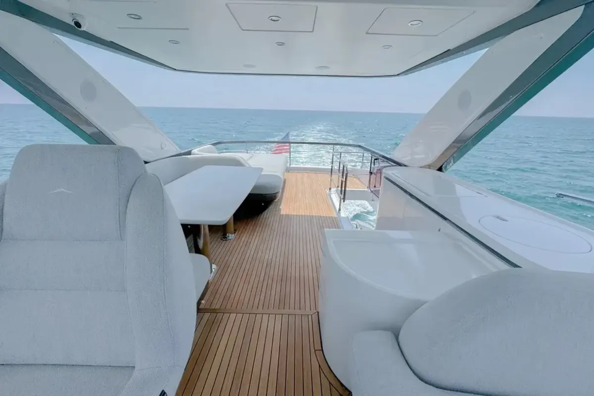 Sunset charter on 70 ft Azimut 2023 yacht Miami Beach