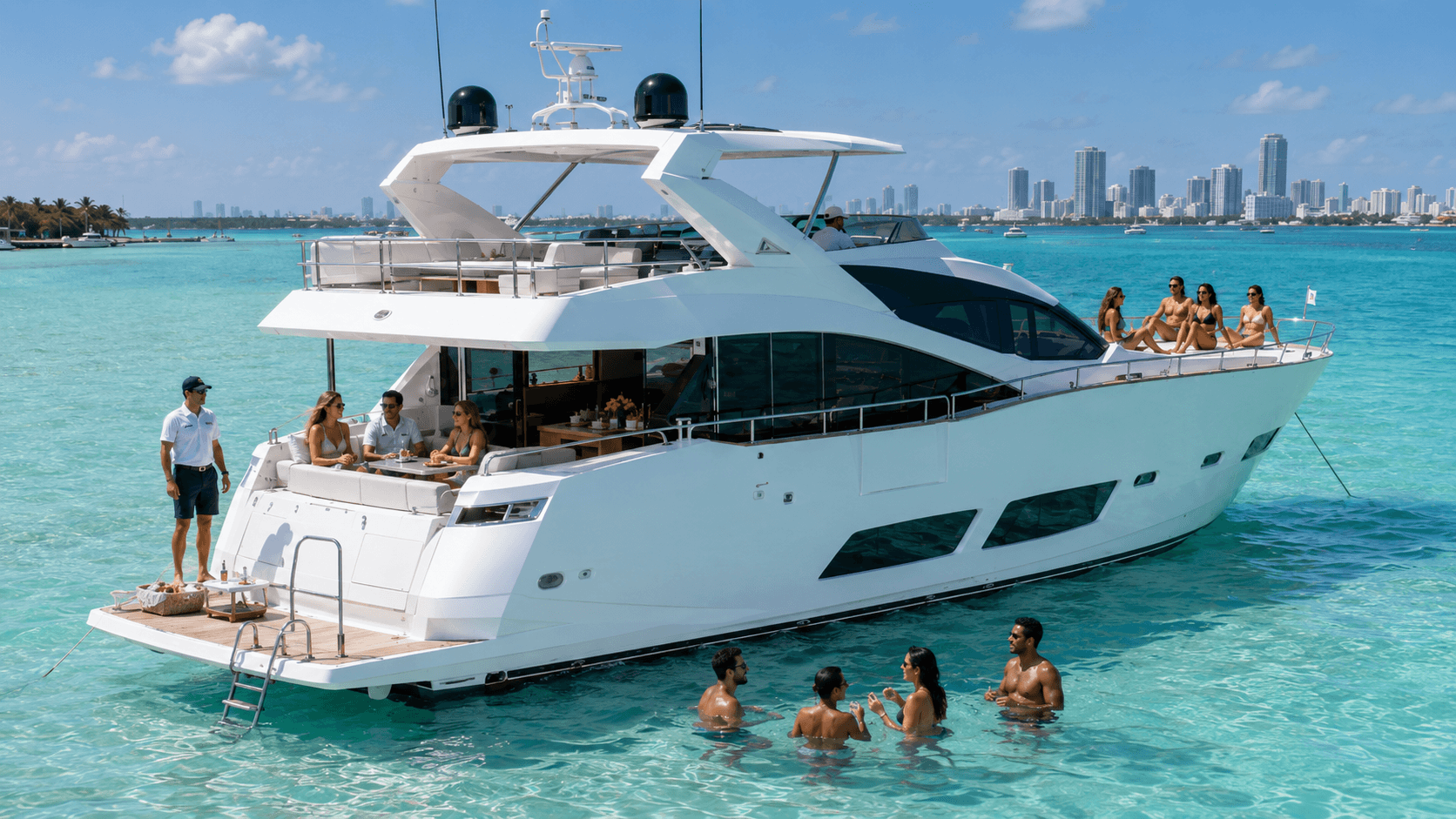 96 Sunseeker miami rental