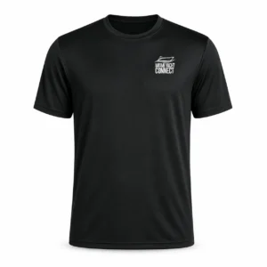 Front of the black Make Yachting Great Again t-shirt from Miami Yacht Connect