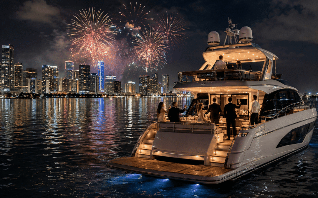 New Year’s Eve & Holiday Yacht Charters in Miami (2026-2027)