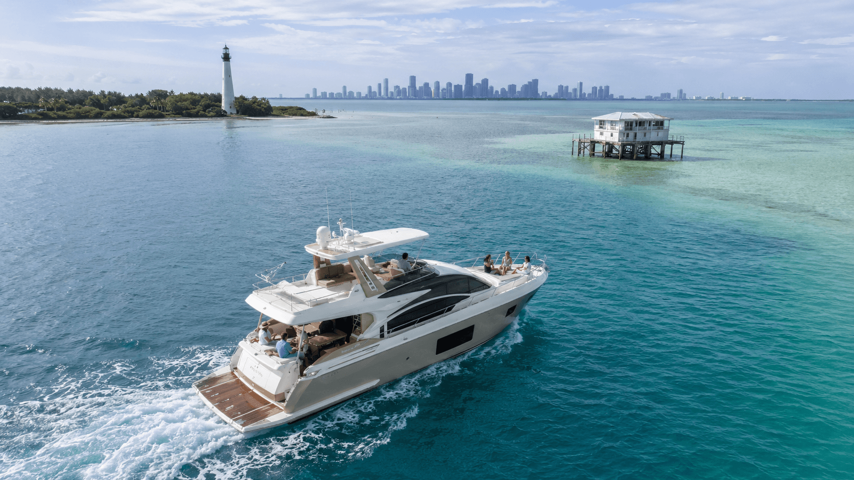 Stiltsville and Biscayne Bay Yacht Day Trip