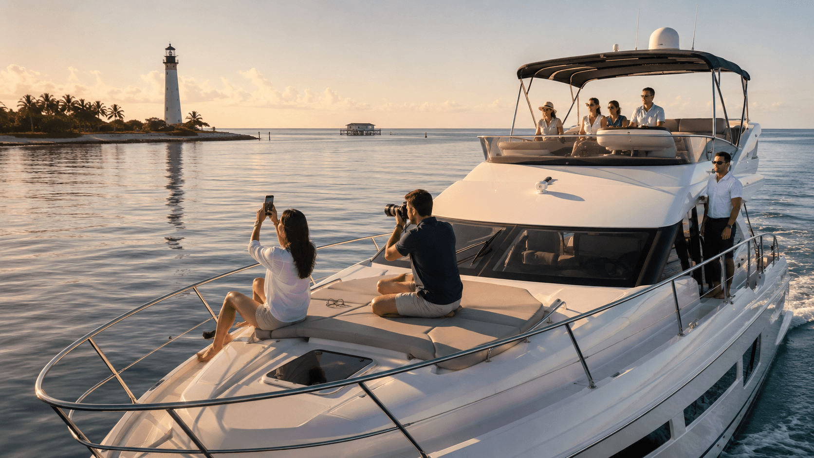 The best day for photos miami yacht