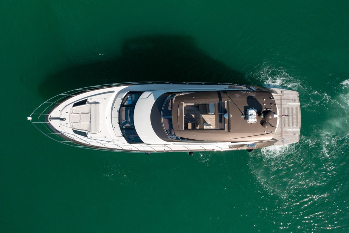 Sunset charter on 66 ft Marquis yacht Miami Beach