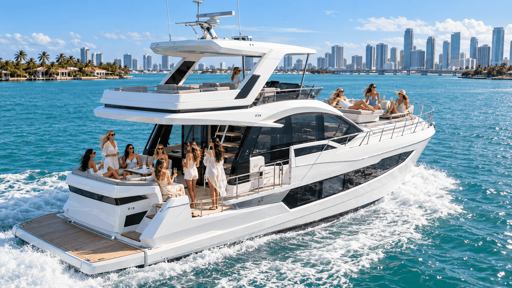 68 Galeon 2025 miami rental