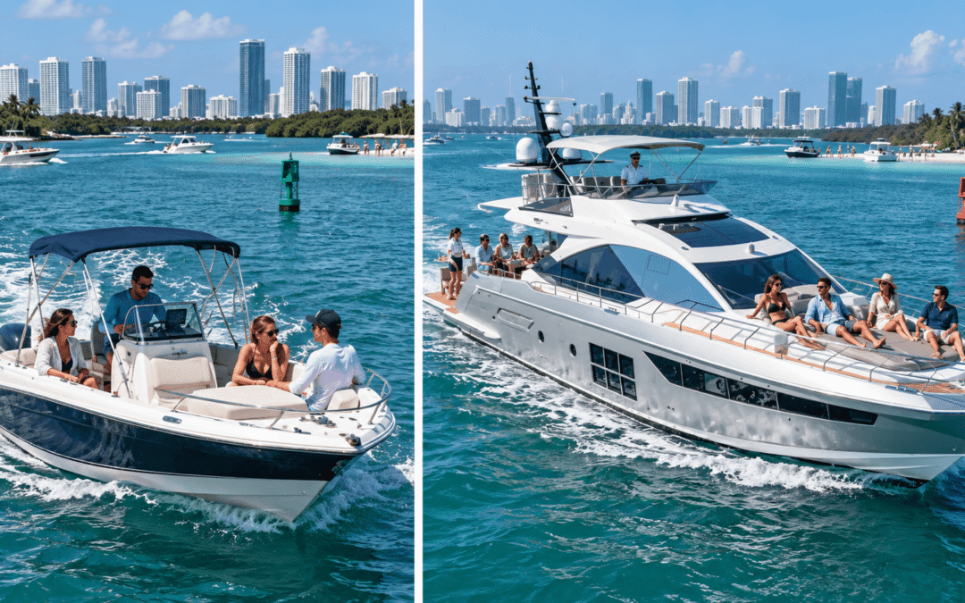 Boat Charter vs Yacht Rental in Miami: What Is the Difference